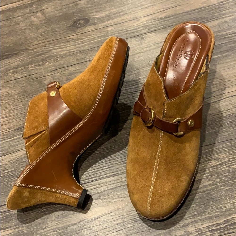 Cole Haan sued and leather mules